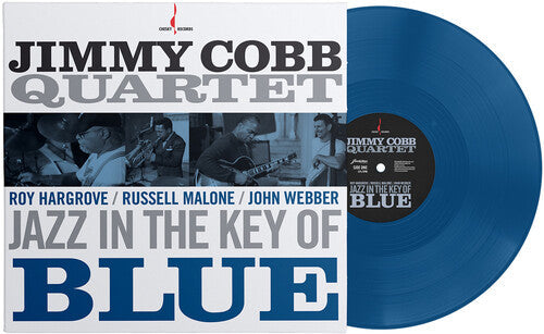 Album cover for Jimmy Cobb - Jazz In The Key Of Blue on blue 180 gram vinyl lp