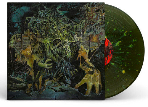 Album cover for King Gizzard and the Lizard Wizard - Murder Of The Universe on green & yellow vinyl