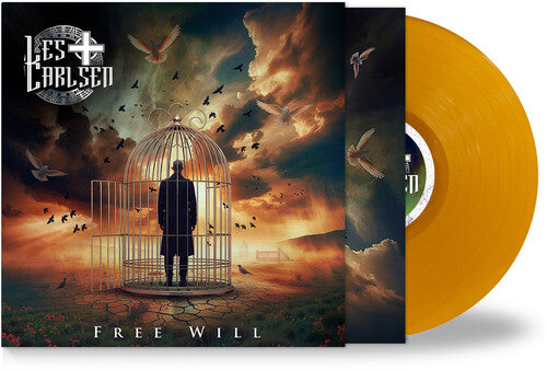 Album cover for Les Carlsen - Free Will on orange vinyl lp