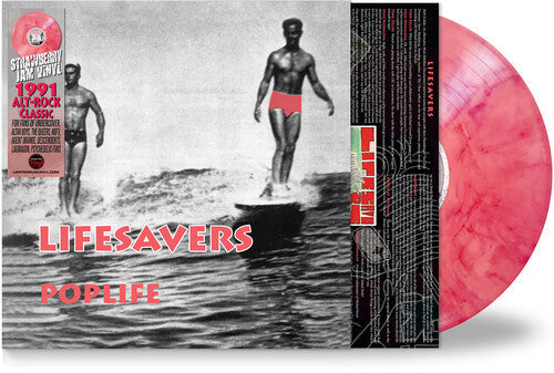 Album cover for Lifesavers - Poplife on strawberry jam colored vinyl 35th anniversary deluxe lp