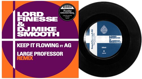Album cover for Lord Finesse - Keep It Flowing Ft. A.G. (Large Professor Remix) on 7"