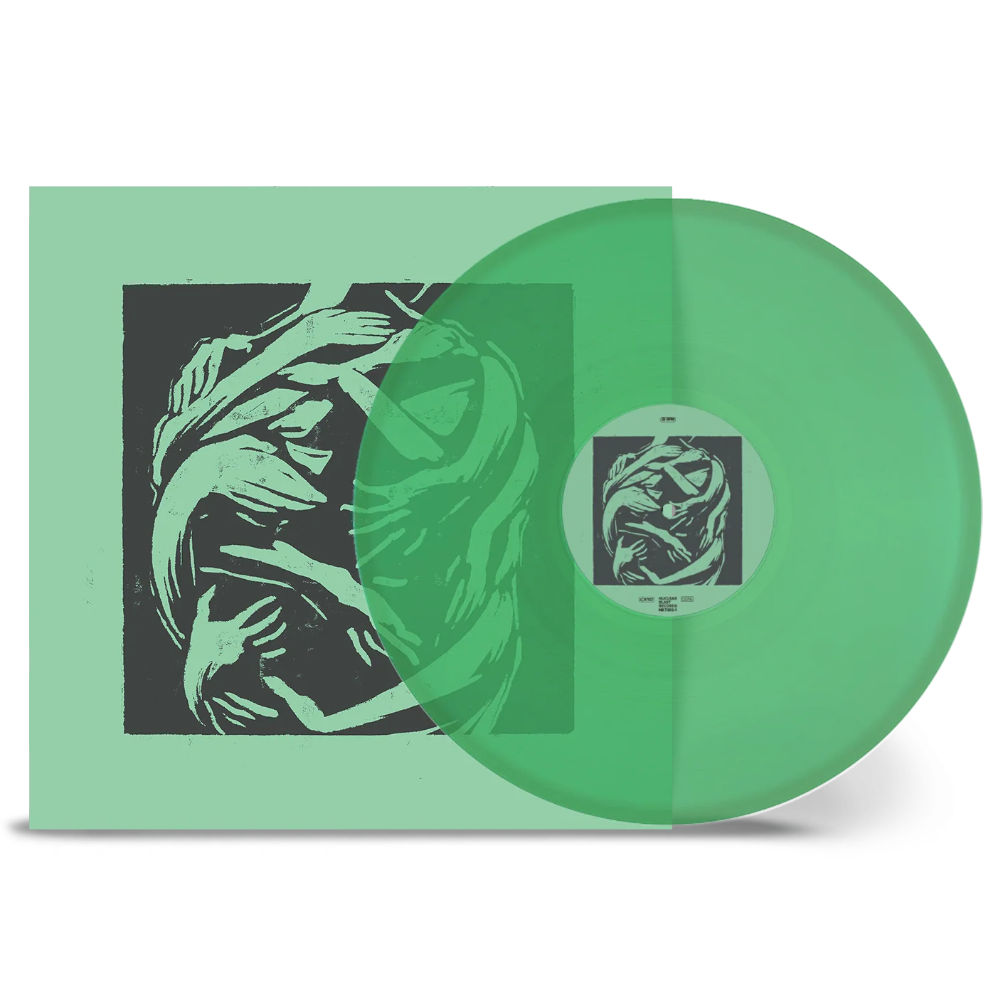 Album cover for Møl - Dreamcrush on transparent green vinyl lp