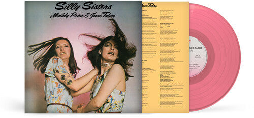 Album cover for Maddy Prior / June Tabor - Silly Sisters (Chrysalis Red Series) on pink vinyl lp