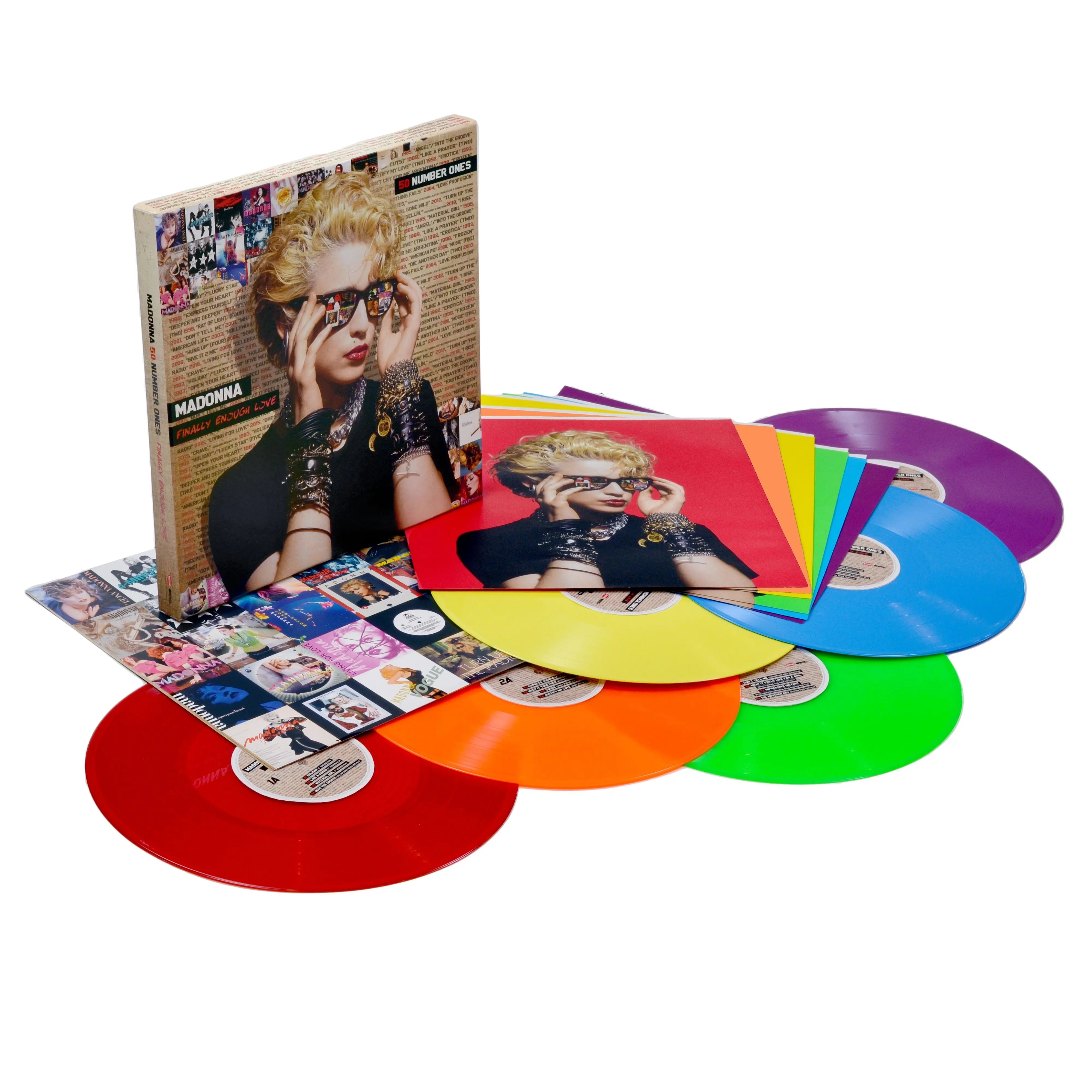 Madonna - Finally Enough Love [Rainbow Vinyl 6LP Box Set