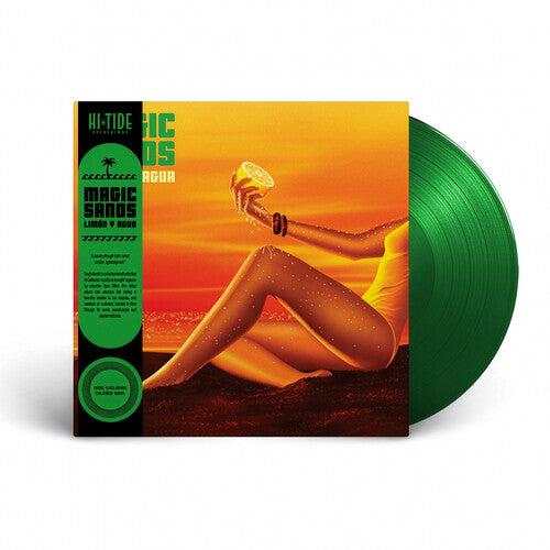 Album cover for Magic Sands - Limon Y Agua on clear green vinyl obi lp