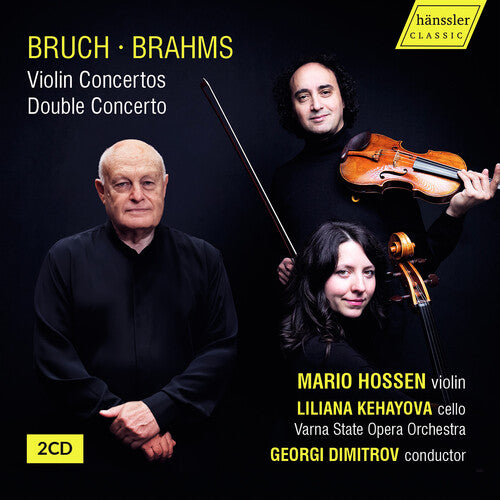 Album cover for Mario Hossen - Brauch & Brahms: Violin Cons Double Concerto on cd