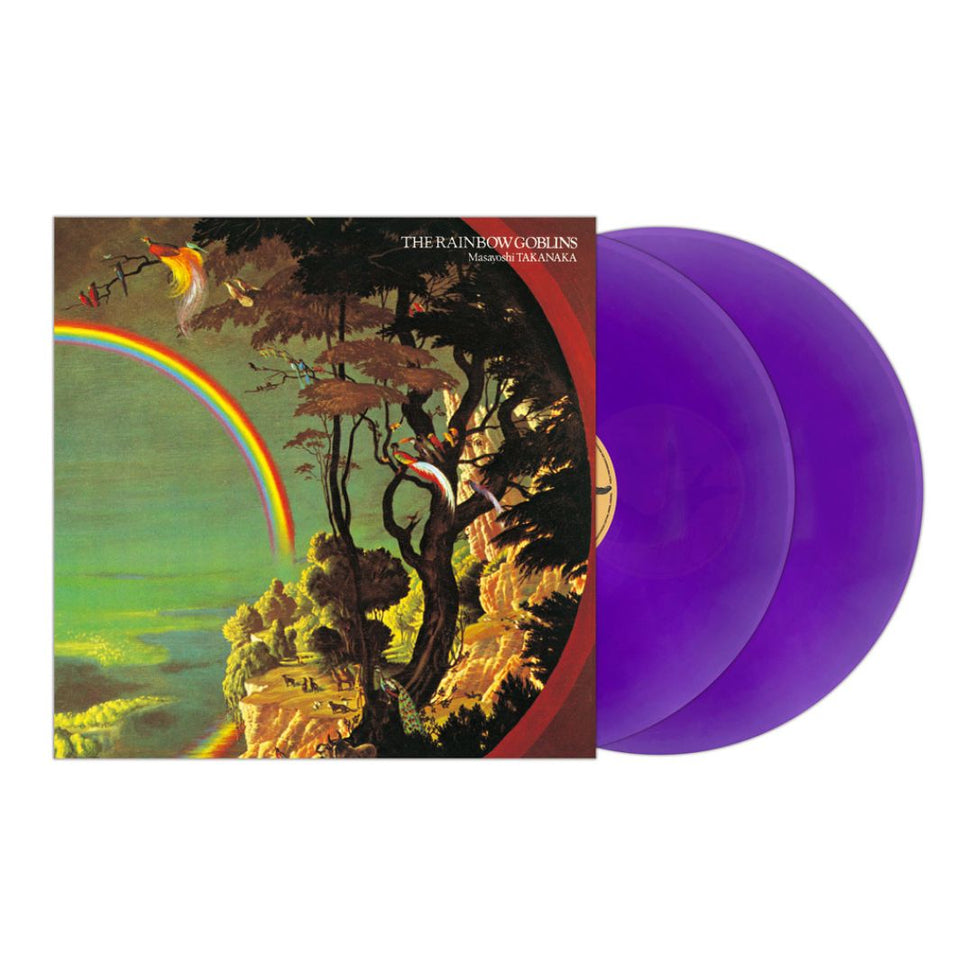 Album cover for Masayoshi Takanaka - The Rainbow Goblins on clear purple vinyl