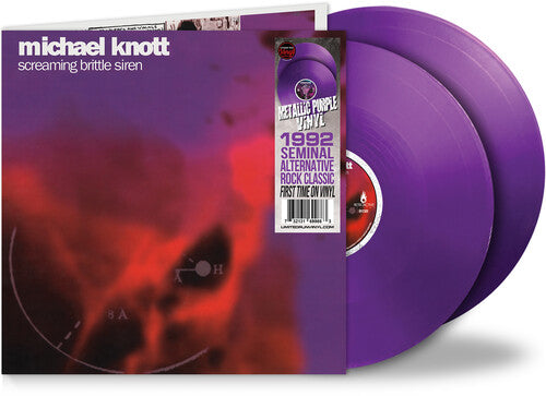 Album cover for Michael Knott - Screaming Brittle Siren on purple vinyl lp