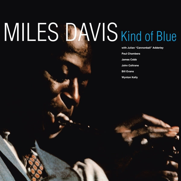 Album cover for Miles Davis - Kind Of Blue (2026 Black Vinyl) on vinyl lp