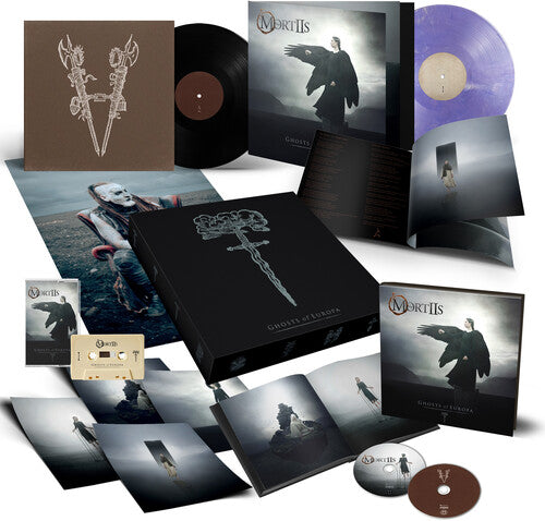 Album cover for Mortiis - Ghosts Of Europa on 2cd +cassette colored vinyl deluxe poster 2lp