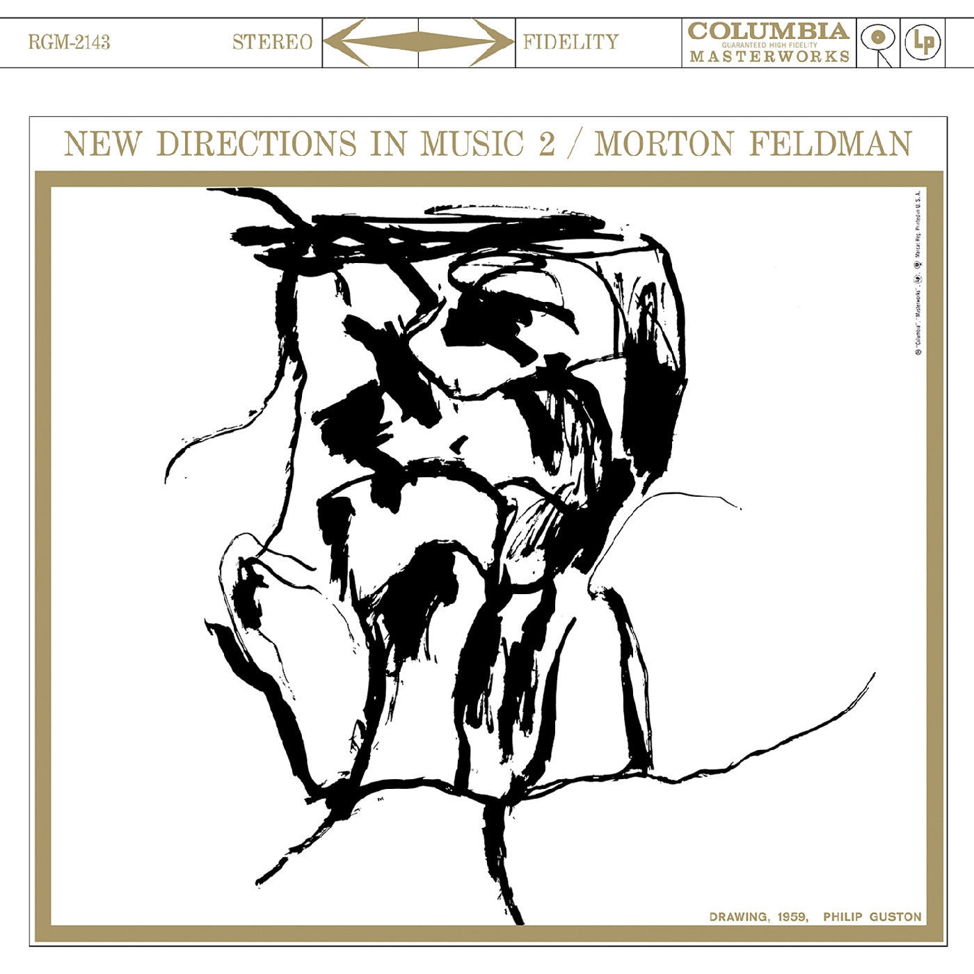Album cover for Morton Feldman - New Directions in Music 2 on 180-gram vinyl lp