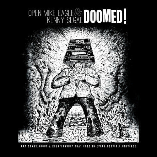 Album cover for Open Mike Eagle & Kenny Segal - DOOMED! on cassette