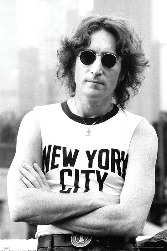 John Lennon New York City music poster, 24 x 36 inches