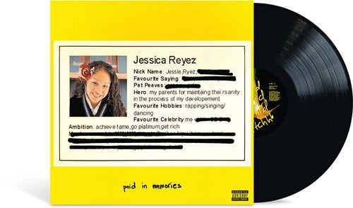 Jessie Reyez — Paid In Memories, cover artwork