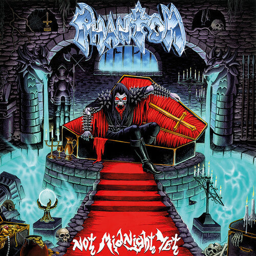Album cover for Phantom - Not Midnight Yet on red vinyl lp