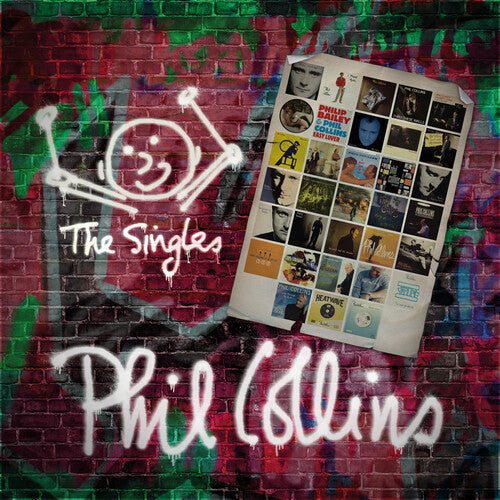 Album cover for Phil Collins - The Singles on 3cd expanded edition
