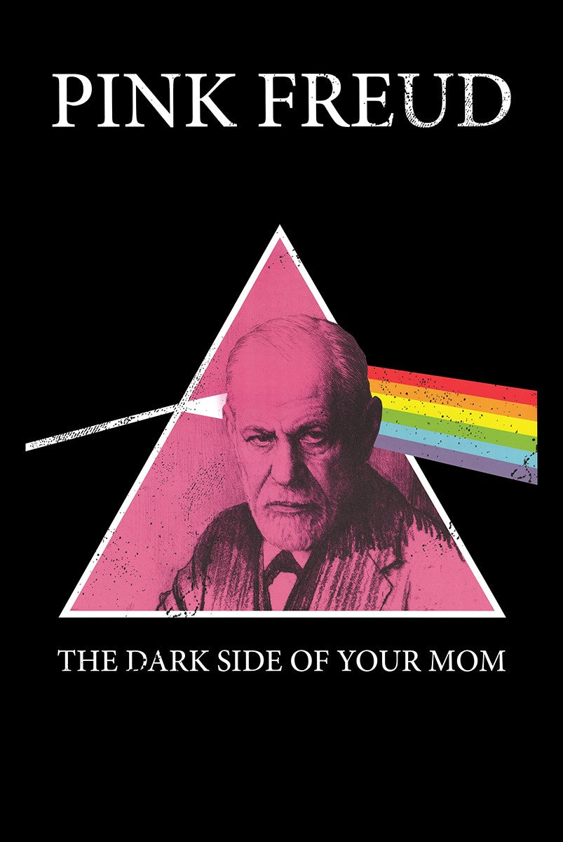 Pink Freud The Dark Side of Your Mom parody poster, 24 x 36 inches