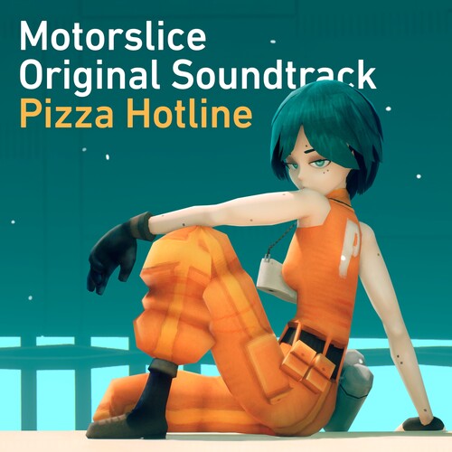 Album cover for Pizza Hotline - Motorslice on orange vinyl lp