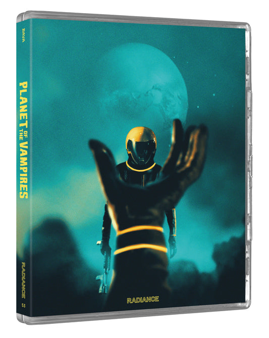 Planet of the Vampires box set contents: 4K UHD and Blu-ray discs, 80-page book, booklet and postcards