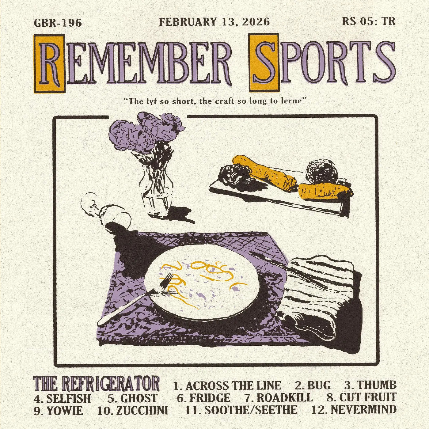 Remember Sports - The Refrigerator (Indie Exclusive, Bone Opaque Vinyl)