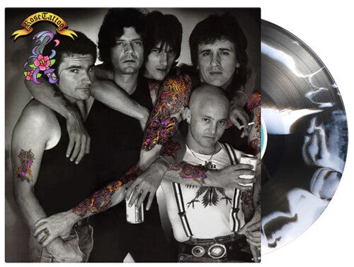 Album cover for Rose Tattoo - Assault & Battery on white & black swirled 140 gram vinyl numbered to 1000 import lp