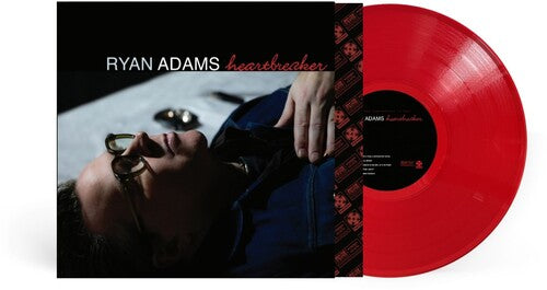 Album cover for Ryan Adams - Heartbreaker on red vinyl 25th anniversary lp