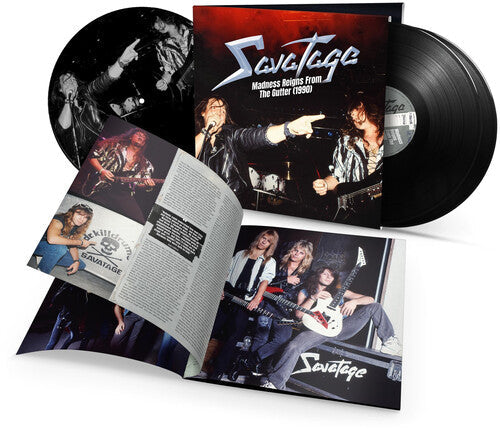 Album cover for Savatage - Madness Reigns From The Gutter (1990) on 3lp vinyl