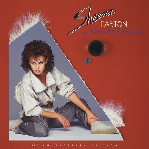 Album cover for Sheena Easton - Private Heaven on red vinyl