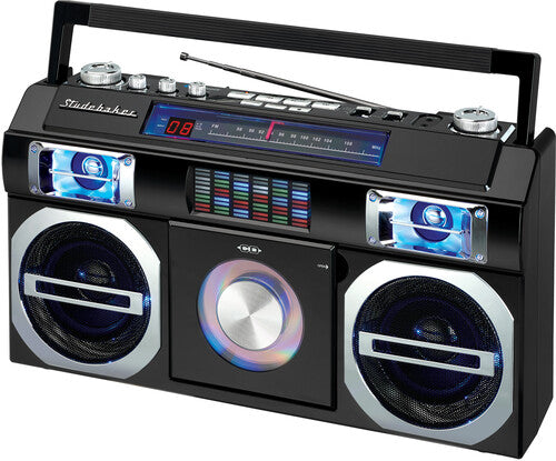 SB2145B 80s Retro Street Bluetooth Boombox (10 Watts)