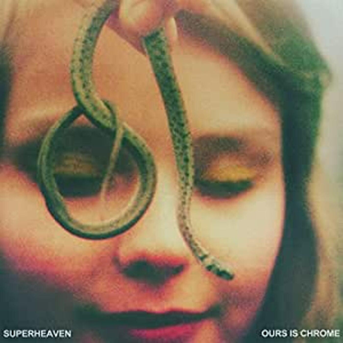 Album cover for Superheaven - Ours Is Chrome on metallic silver vinyl lp