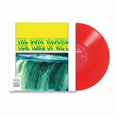 Album cover for Surf Riders - Ten Tons Of Wet on red vinyl lp