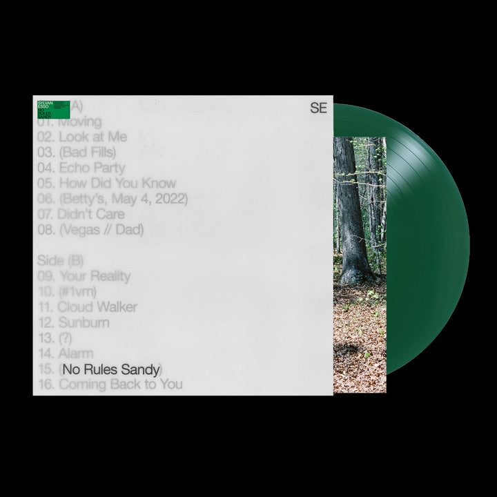 Album cover for Sylvan Esso - No Rules Sandy on north carolina exclusive evergreen vinyl
