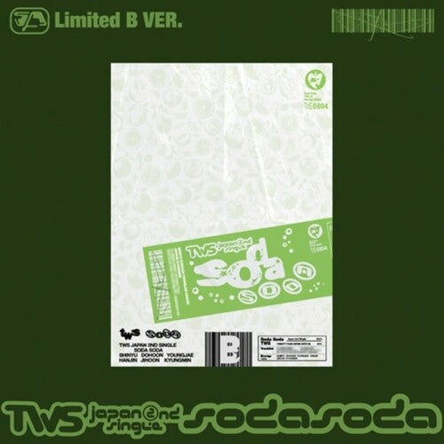 Album cover for TWS - SODA SODA on 2cd book cover photobook solo photocard photocard sticker