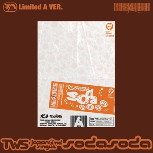 Album cover for TWS - SODA SODA on 2cd book cover photobook solo photocard photocard sticker