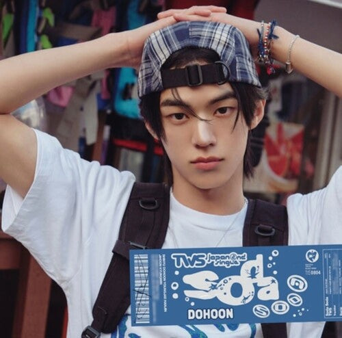 Album cover for TWS - SODA SODA (DOHOON) on 2cd photobook solo photocard photocard member sticker instant photo-style card