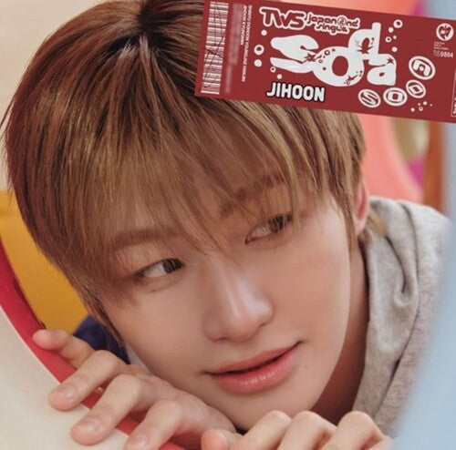 Album cover for TWS - SODA SODA (JIHOON) on 2cd photobook solo photocard photocard member sticker instant photo-style card
