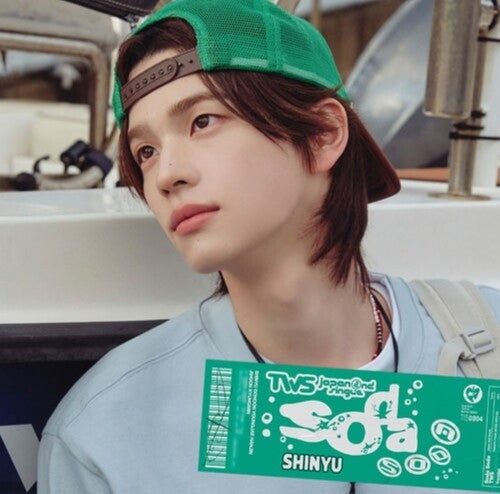 Album cover for TWS - SODA SODA (SHINYU) on 2cd photobook solo photocard photocard member sticker instant photo-style card