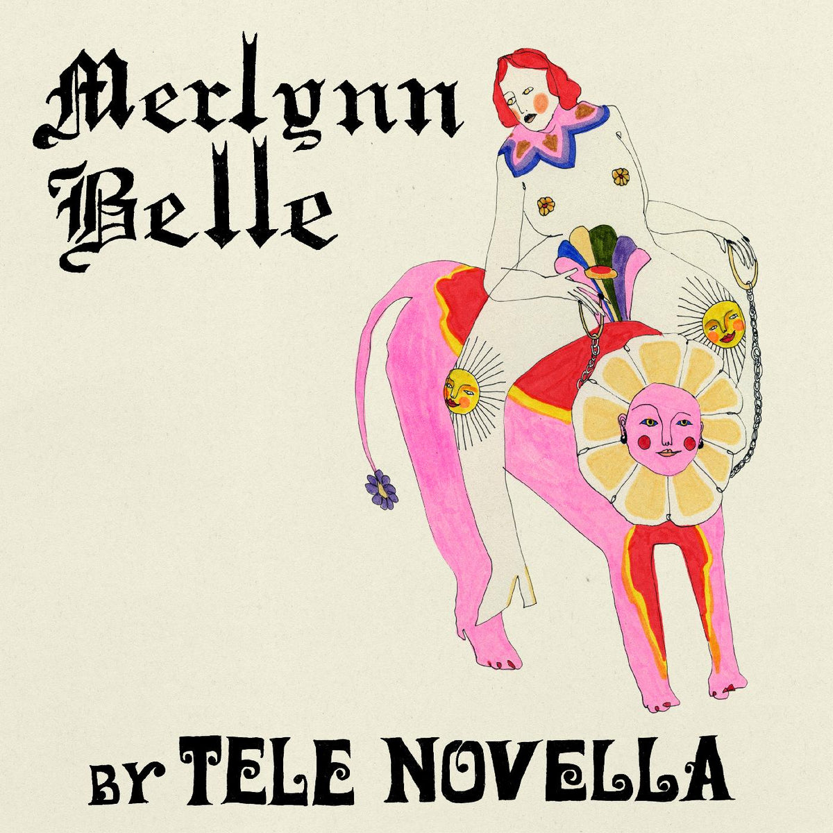 Album cover for Tele Novella - Merlynn Belle on cobalt blue vinyl