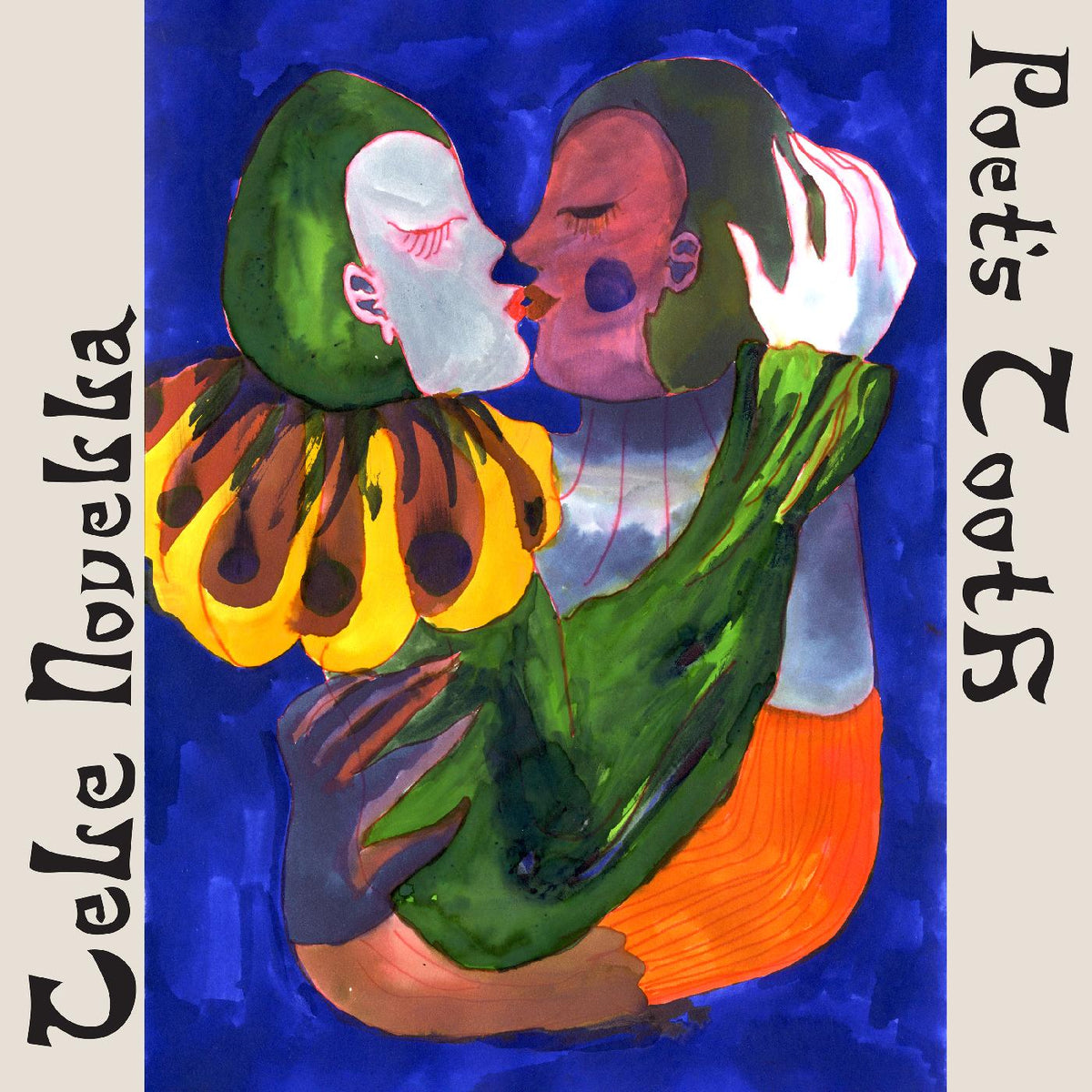 Album cover for Tele Novella - Poet's Tooth on amphibian green vinyl