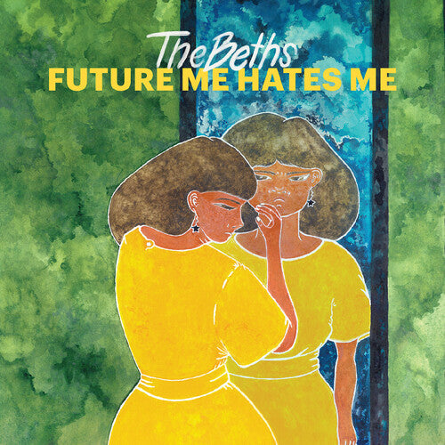 Album cover for The Beths - Future Me Hates Me on blue & red a/b side vinyl lp