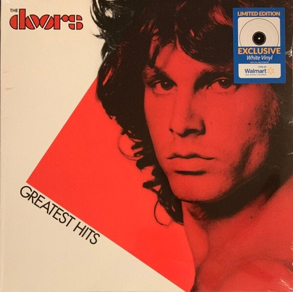 Album cover for The Doors - Greatest Hits on white vinyl