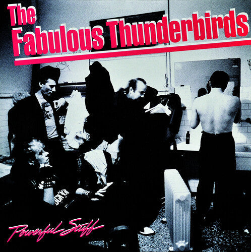 Album cover for The Fabulous Thunderbirds - Powerful Stuff on blue vinyl