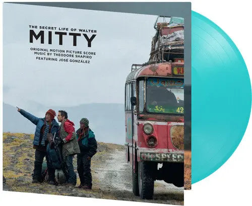 Album cover for Theodore Shapiro - Secret Life Of Walter Mitty (Soundtrack) on turquoise colored audiophile vinyl
