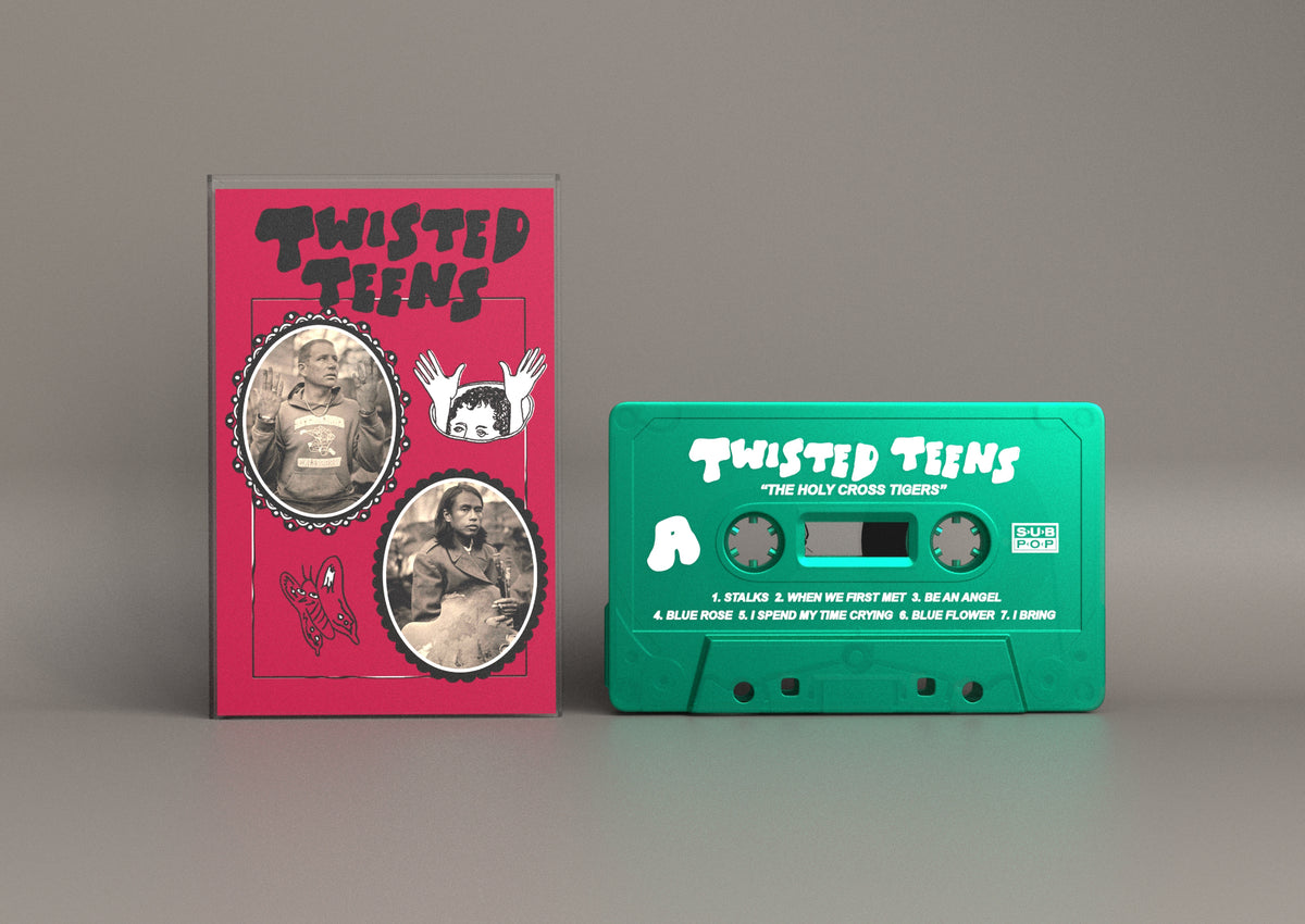 Twisted Teens - The Holy Cross Tigers cassette cover art