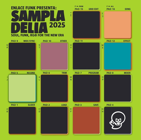Album cover for Va - Sampladelia 2025 on vinyl