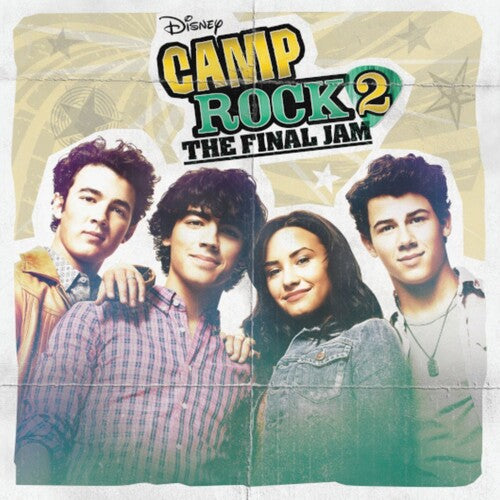 Album cover for Various Artists - Camp Rock 2: The Final Jam (Soundtrack) on forest pine green/sunburst yellow vinyl 2lp