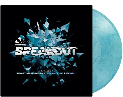 Album cover for Various Artists - Joia Presents Breakout on crystal clear & solid blue marbled 180 gram audiophile vinyl