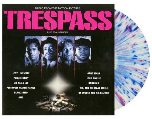 Album cover for Various Artists - Trespass (Soundtrack) on splatter vinyl lp