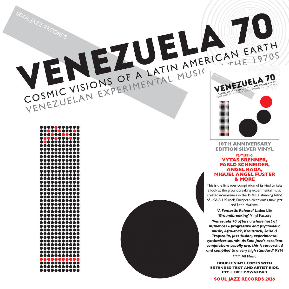 Album cover for Various Artists - VENEZUELA 70: Cosmic Visions Of A Latin American Earth – Venezuelan Experimental Rock In