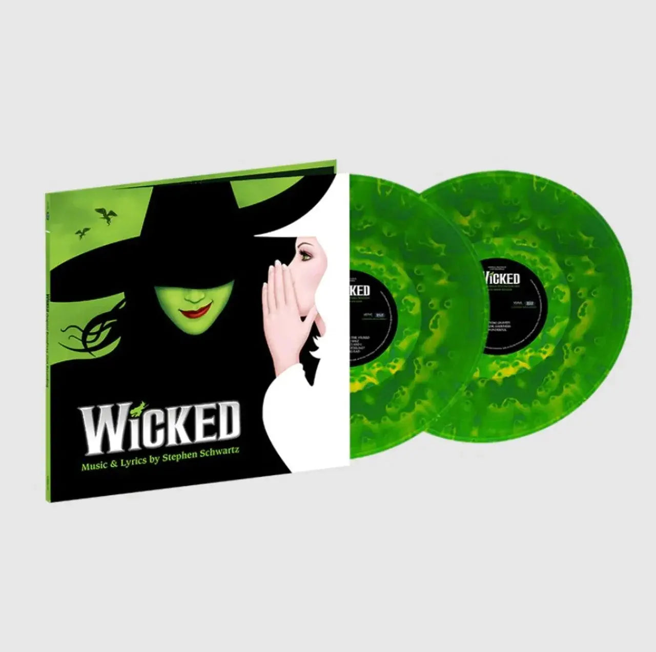 Wicked 20th Anniversary Soundtrack 2LP Green Vinyl Lenticular Cover